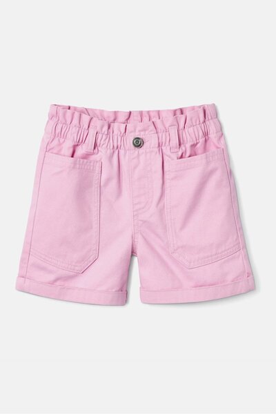 Tchibo Kids Girl Regular Fit Plain Denim Shorts, Pink