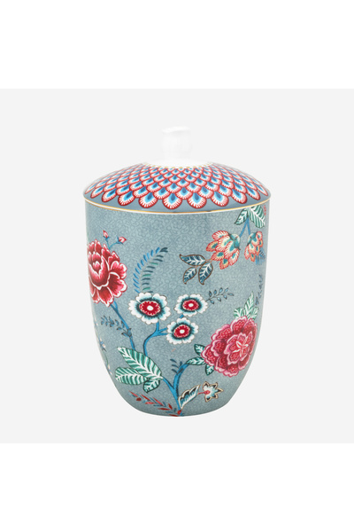 Pip Studio Flower Festival Mavi Porselen Küp 1500 ml