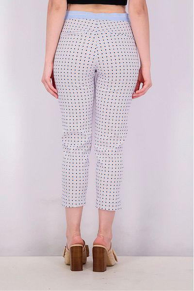 Tchibo Women Cropped Stretch Trousers, Blue