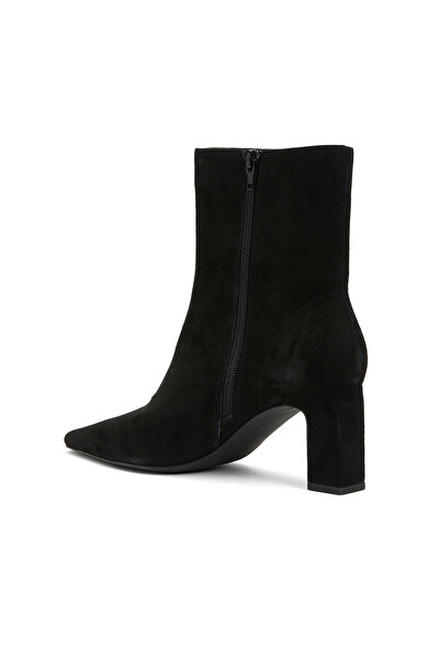 Dıvarese Siyah Kadın Deri Bot