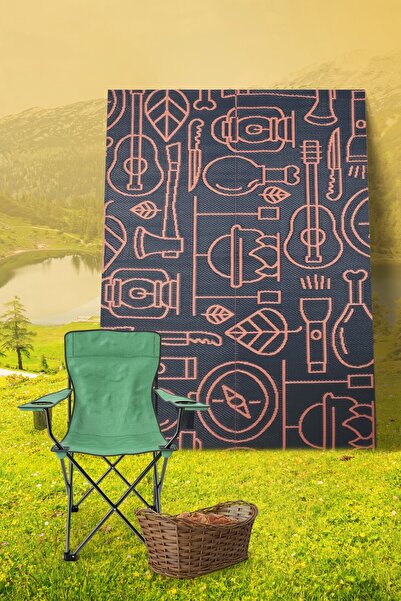 Konfor Halı Savana 8810 Plaj Kamp Piknik Bahçe Halısı Balkon Teras Hasır Mat ...