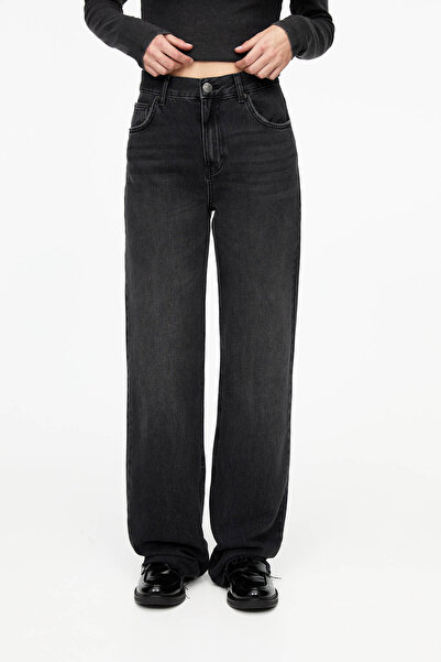 Pull & Bear High Waist Straight Fit Jeans