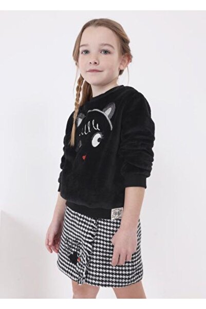 MAYORAL Pulover pentru fetiță din bumbac moale din catifea - Pudra 4402