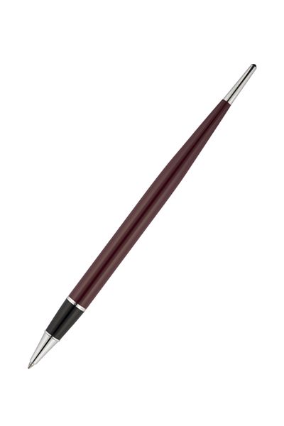 Mustore Scrikss 17 Ballpoint Pen Kilasik Silver Claret Red