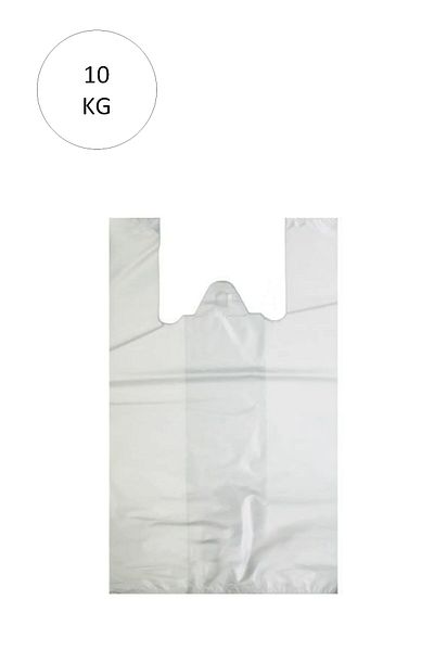 LiderGlobal White Athlete Bag Small Size 25x45 cm Takriben 1.110 Pieces 10 Kg