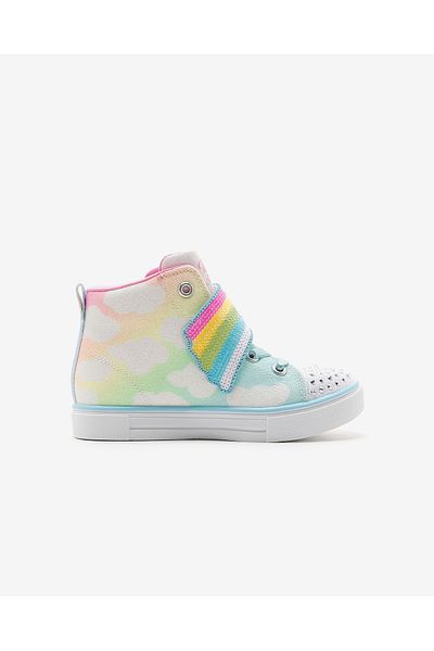 SKECHERS Twinkle Sparks - Shooting Star Brights Multicolor Lighted Sneakers for Little Girls 314775 N Mlt