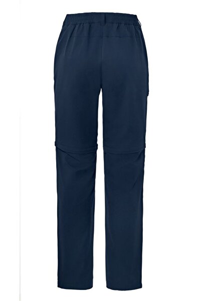 Tchibo Women Regular Fit Solid Pants, Navy