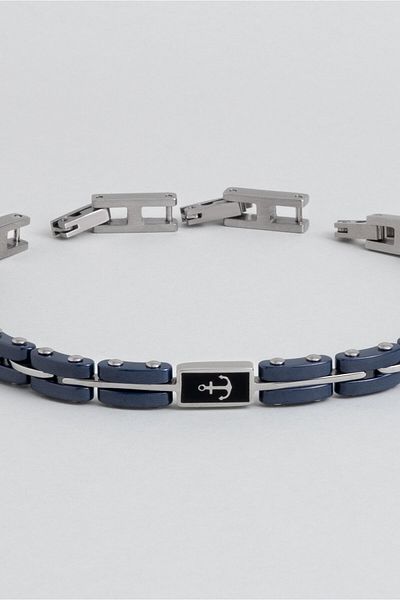 So CHIC... 21 cm Steel Men's Bracelet with Anchor Detail