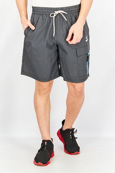 Puma Men Sportswear Fit Training Cargo Shorts, Black Combo