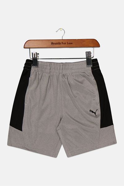 Puma Toddlers Boy Brand Logo Shorts, Grey