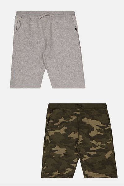 Joe's Kids Boy 2 Piece Basic Shorts, Olive