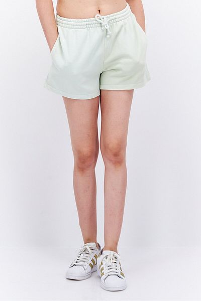 Levi's Women Embroidered Logo Basic Shorts, Mint Green