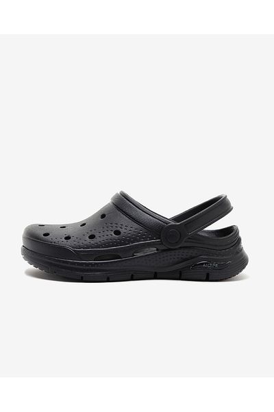 SKECHERS Arch Fit Foamies - It's a Fit Women's Black Slippers 111385   Bbk