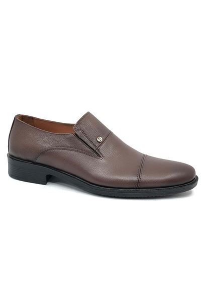 Kids Club Shoes Мъжки класически кожени обувки Berlino 820-09-17 - с нехлъзгава подметка, КАФЯВИ