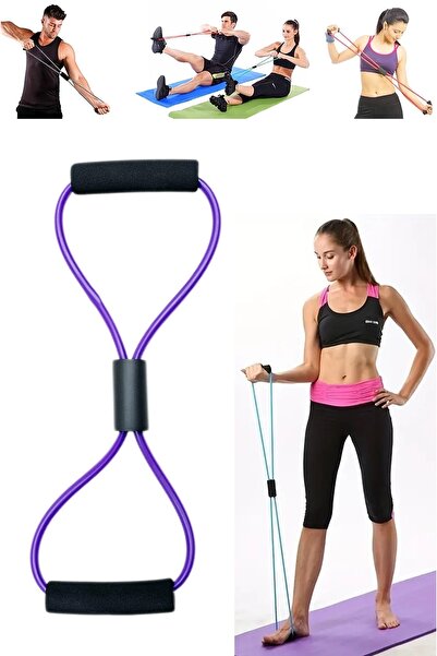 Clevora Pilates Egzersiz Direnç Lastiği Vücut Şekillendirici Kelebek Direnç L...