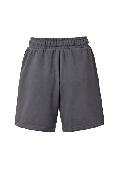 Tchibo Women Sportswear Fit Training Sweat Shorts, Grey