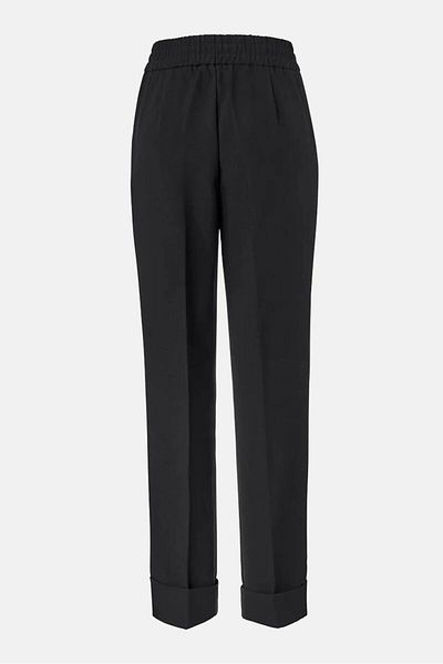 Tchibo Women Regular Fit Ankle Length Pants, Black