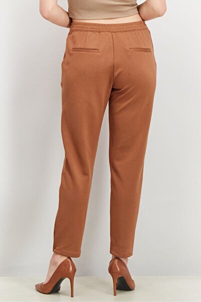 Tchibo Women Pull On Plain Pants, Brown