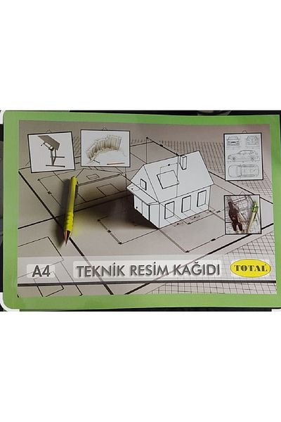 TOTAL A4 Tennis Picture Notebook - Horizontal 36 Yp. Cardboard Kpk. Total