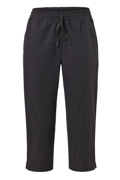 Tchibo Women Regular Fit Capri Pants, Charcoal