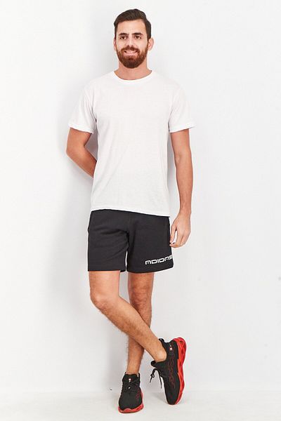 Adidas Originals Men Sportswear Fit Symbol Graphic Shorts, Black
