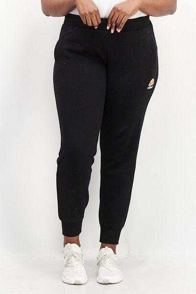 Ellesse Women Regular Fit Brand Logo Jogger Pants, Black