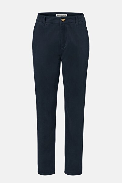 Tchibo Women Regular Fit Plain Chino Pants, Navy