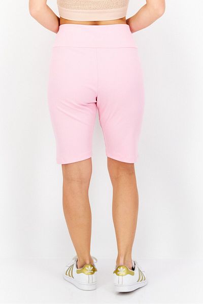 Adidas Originals Women Sportswear Fit Ribbed Training Shorts, Pink