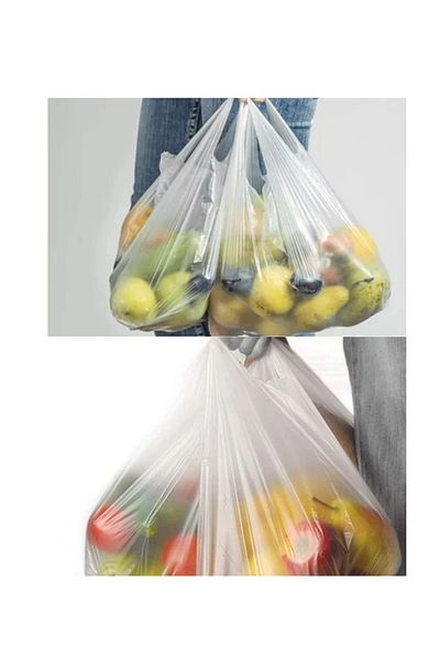 LiderGlobal Transparent Athlete Bag Medium Size 28x50 cm 1 Pack Takriben 200 Pieces
