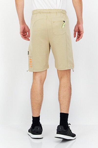 Fila Men Sportswear Fit Band Logo Training Shorts, Beige