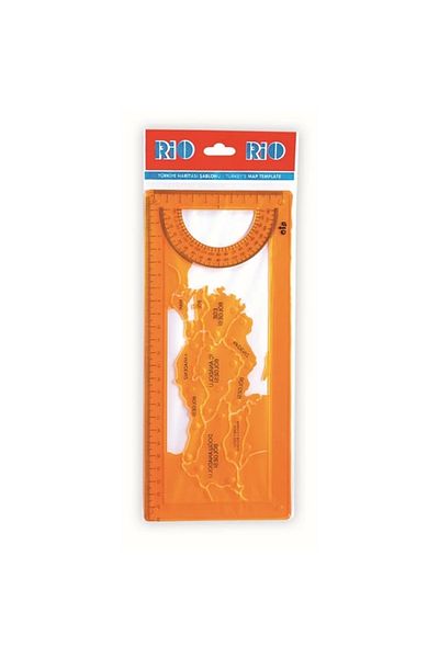 Rio Türkiye Map Patterned Ruler