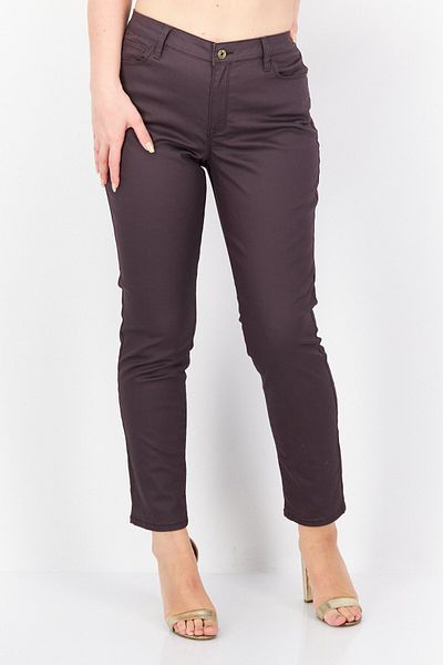 Tommy Hilfiger Women Skinny Fit High Rise Plain Chino Pants, Brown