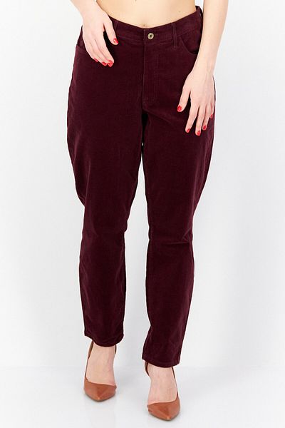 Tommy Hilfiger Women Skinny Fit High Rise Pants, Maroon