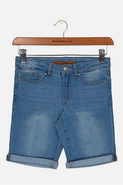 Hudson Kids Girl The Finn Mid Rise Bermuda Shorts, Jessie