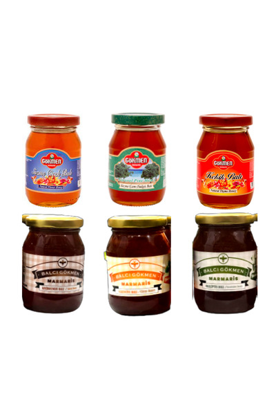 Balcı Gökmen Gökmen Büyük Set Çeşit Bal 6'lı (225 G x 6)