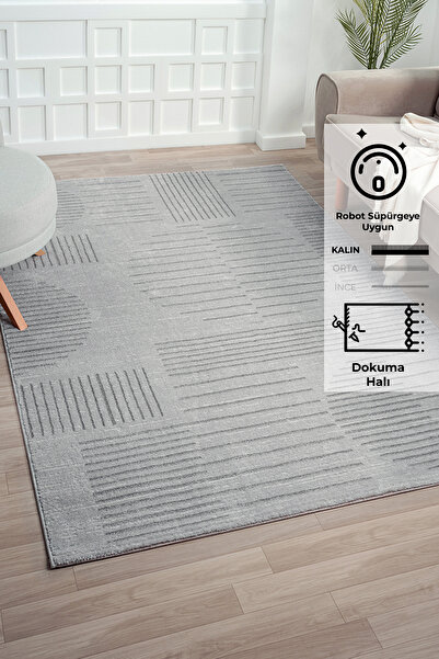 Konfor Halı Konfor Claude 1635 Modern Dokuma Halı Yumuşak İplikli