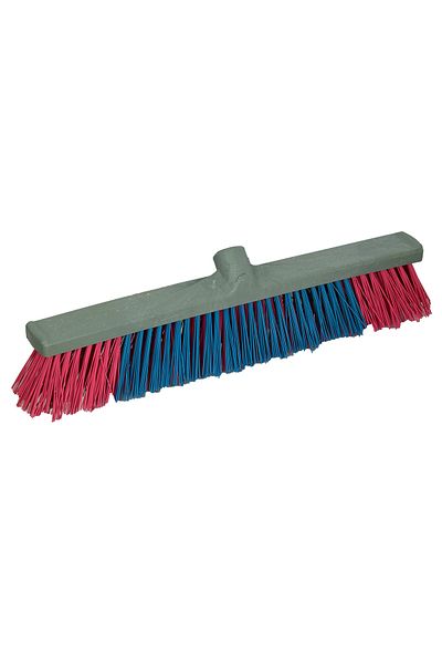 LokmanAVM Hard Bush Brush Outdoor Garden Floor Brush Mixed Color 50 Cm