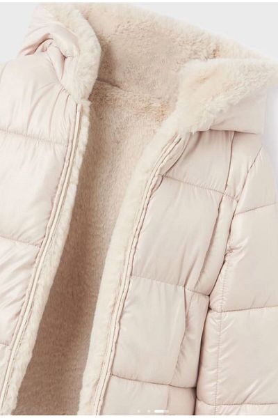 Abel & Lula Abel&lula Girl's Double Sided Fur Coat 5870