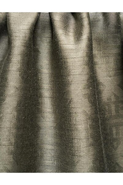 Kayra Baklava Desenli Yün İpek Şal Mint