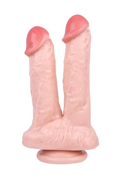 21cm Realistik Çiftli Dildo No:61