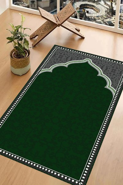 Napoli Home Digital Printed Non-Slip Base Washable Gift Dowry Prayer Mat Prayer Rug