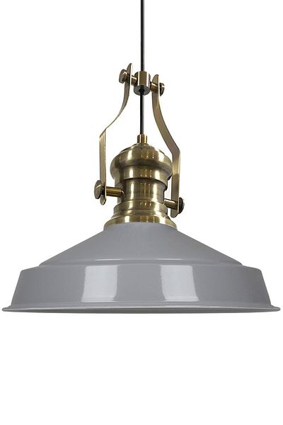Bamyum Noble Single Gray Chandelier New Antique Headboard Retro Pendant Lamp Cafe Living Room Pendant Chandeliers