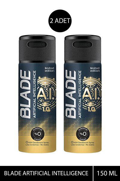 Blade A.İ. Deodorant 1.0. 150 ml 2 Adet