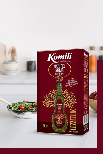 Komili Sızma Meyvemsi Zeytinyağı 3 Lt Teneke