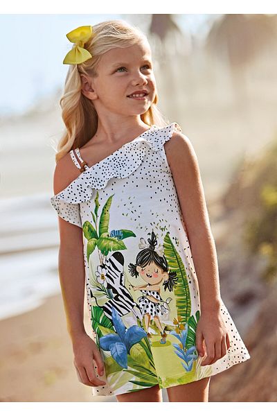 MAYORAL Girl's Summer Printed Dress 3935