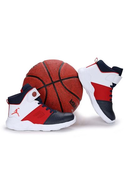 Kids Club Shoes Arizon Unisex Kids Basketball Shoes - Dark Blue-White