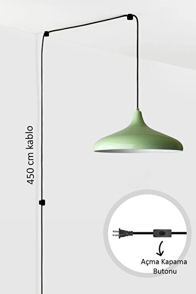 Bamyum Champion Fişe Takılabilir Tekli Avize Sarkıt Salon Mutfak Ofis Oturma ...