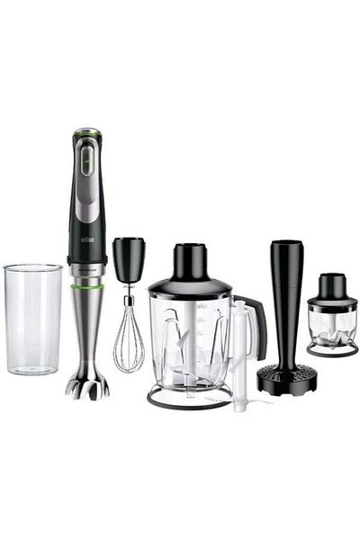 Braun خلاط يدوي 1200 وات من الفولاذ المقاوم للصدأ Multiquick 9 Mq 9147x