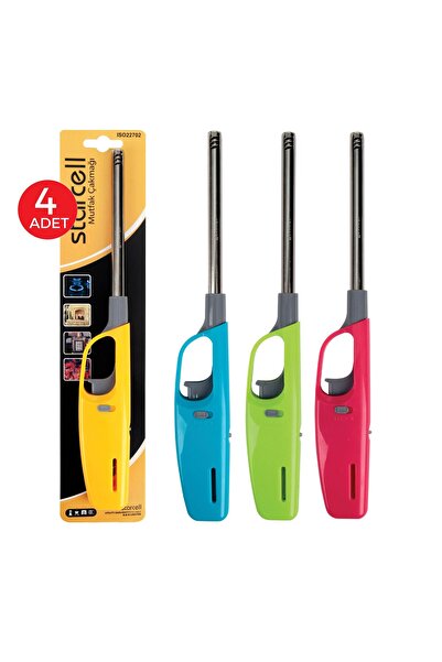 Starcell Mutfak Ocak Çakmağı Uzun 4lü Set  K-2954