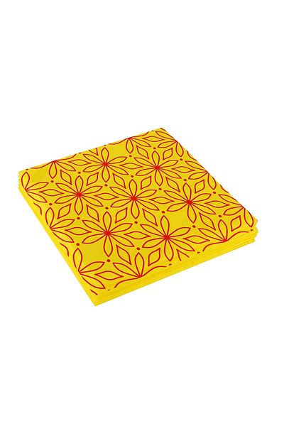 TİCARETSEPETİM Yellow Cleaning Cloth 8 Pack